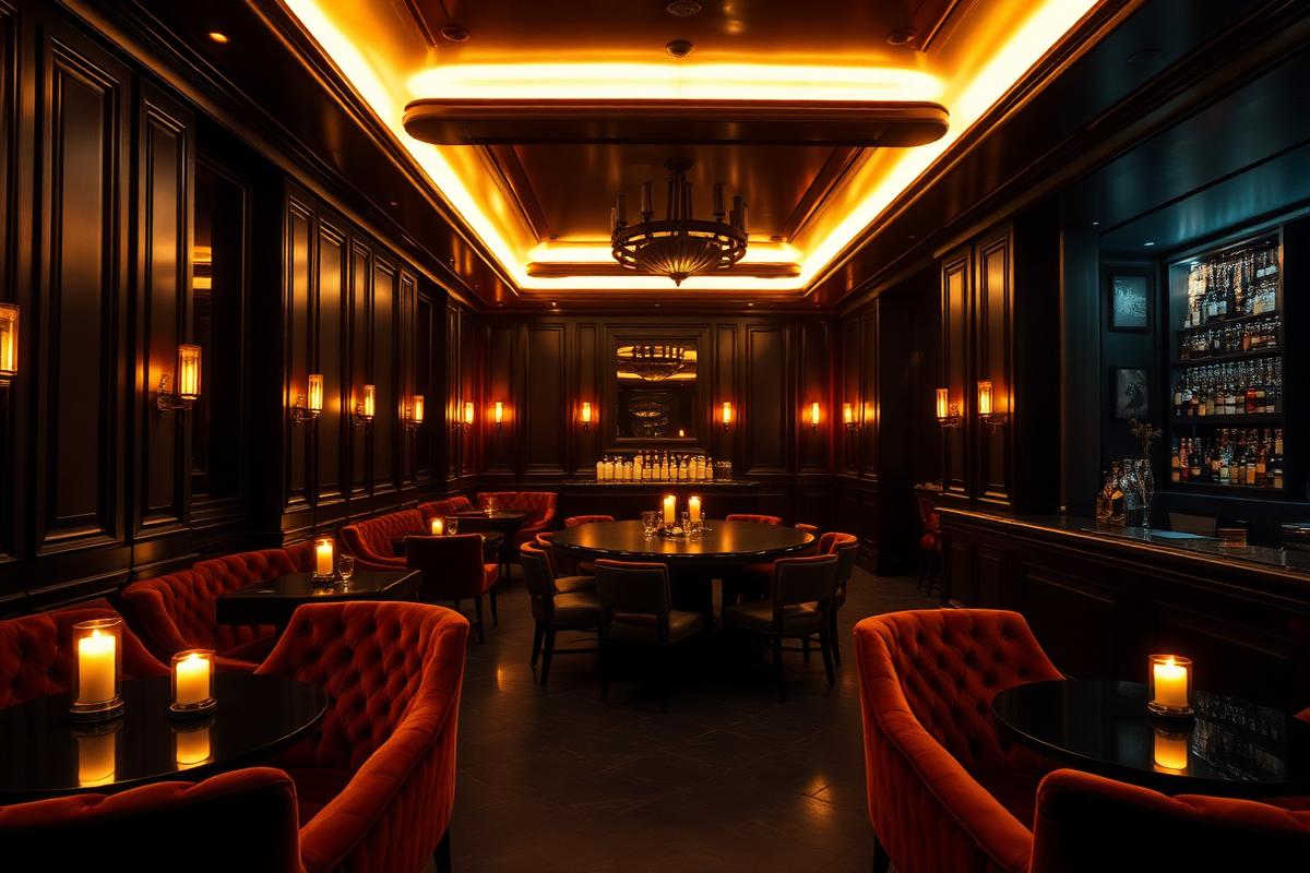 Elegant club interior